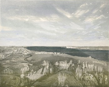 Horizonte III | Holzschnitt | 2025 | 60x75cm